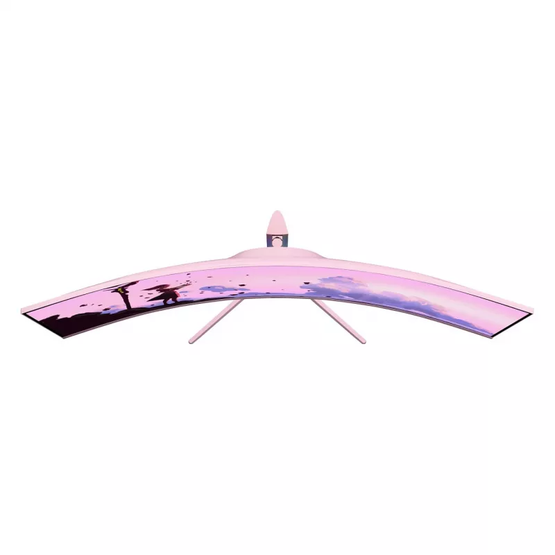 Išlenktas monitorius Arozzi Nova 49 inch (124,5 cm) Dual QHD 5120×1440 LED VA 32:9 4 ms Rožinis
