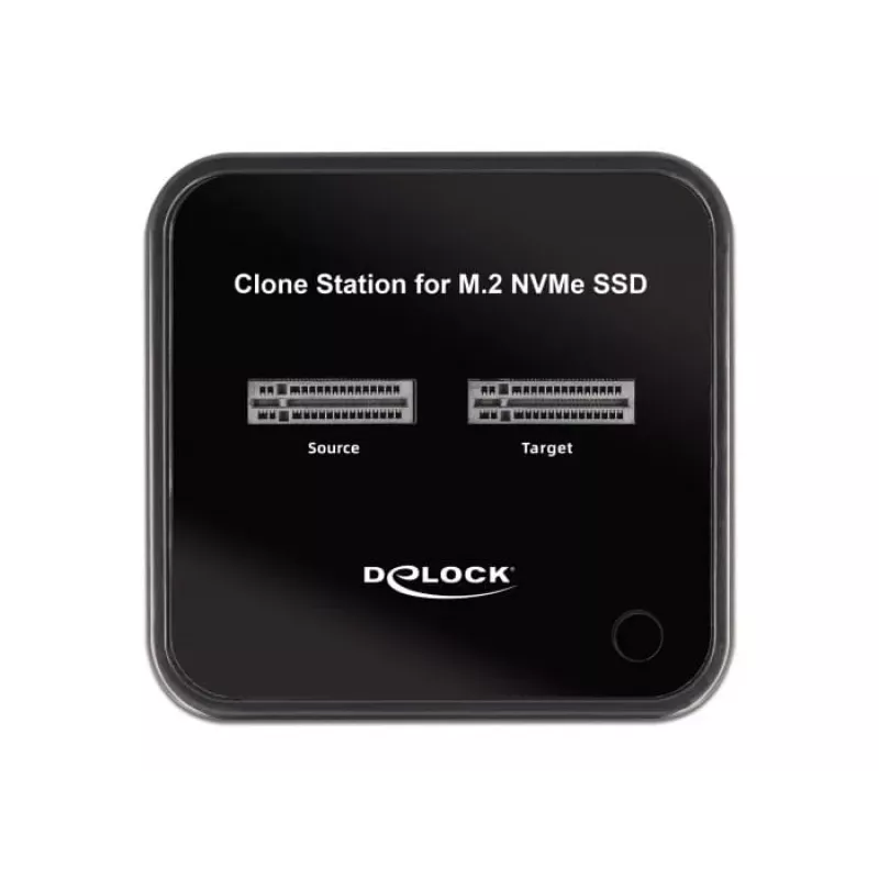DeLOCK M.2 Docking Station 2 x M.2 NVMe PCIe SSD su klonavimo funkcija