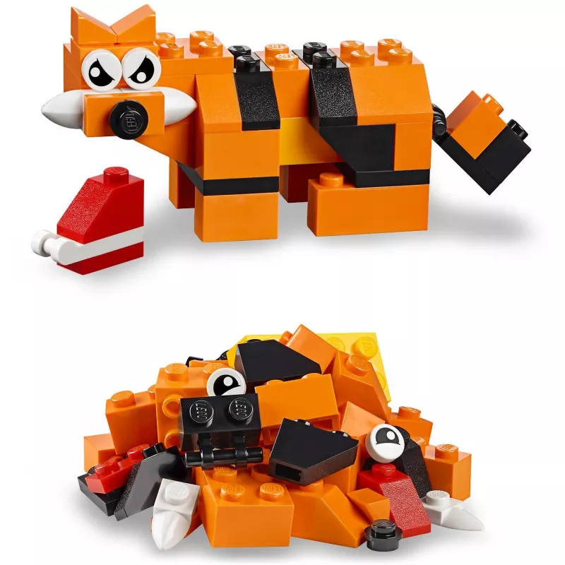 LEGO 10696 Classic Medium Kūrybinė Plytų Dėžutė – 484 Spalvingos Plytos, Langas, Ratai, Idėjų Pradžiai