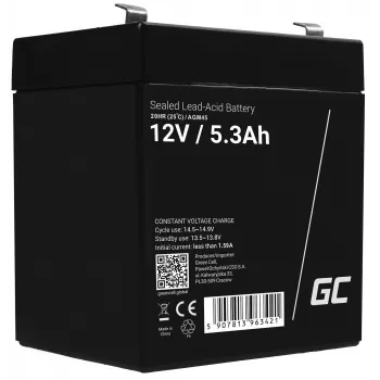 Green Cell AGM45 UPS baterija sandarus švino rūgšties (VRLA) 12 V 5,3 Ah