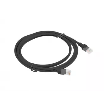 Tinklo kabelis LANBERG PCU6-10CC-0200-BK Cat5e U/UTP RJ-45 — 2 m, juodas