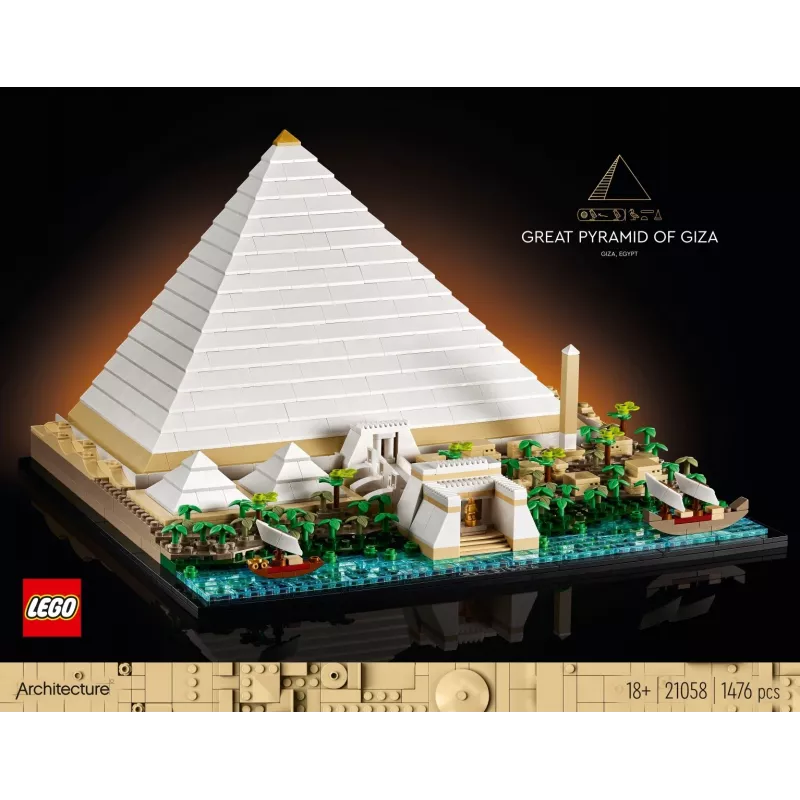LEGO ARCHITECTURE 21058 DIDŽIOJI GIZOS PIRAMIDĖ