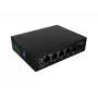 Nevaldytas pramoninis PoE perjungiklis LANBERG ILGE-4P-2S-90 — 1xBT, 3xAT, 2xSFP, DIN bėgis, Gigabit