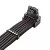 PCIe maitinimo prailginimo laidas CableMod C-Series Pro Variant A 90° 16-pin į 2×8-pin juodas