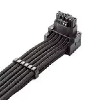 PCIe maitinimo prailginimo laidas CableMod C-Series Pro Variant A 90° 16-pin į 2×8-pin juodas