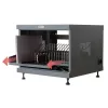 Stovo lentyna TECHLY 367652 kabelių tvarkytuvas su 3M lipniu montavimu, plienas, 550×550×410 mm, juoda