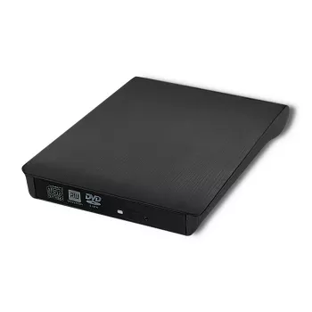 Išorinis USB 2.0 SATA optinių diskų korpusas Qoltec 51863 Juodas