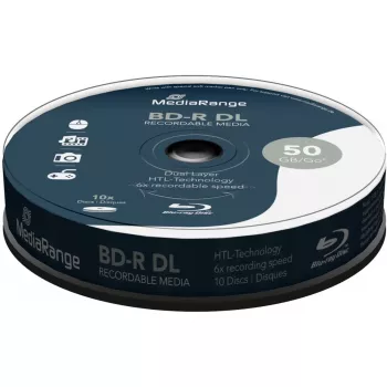 MediaRange MR507 BD-R 50 GB 6x 10 vnt. tuščias Blu-ray diskas