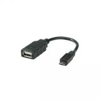 ROLINE USB 2.0 laidas, USB 2.0 Micro B - A BU, OTG 0,15 m (11.02.8311)