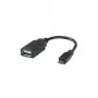 ROLINE USB 2.0 laidas, USB 2.0 Micro B - A BU, OTG 0,15 m (11.02.8311)