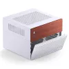 Micro bokštinis kompiuterio korpusas Jonsbo N4 BALTA Mini-ITX su grūdintu stiklu