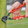 Kompaktiški varžtų pjaustytuvai KNIPEX CoBolt XL 71 31 250, raudoni, ilgis 250 mm