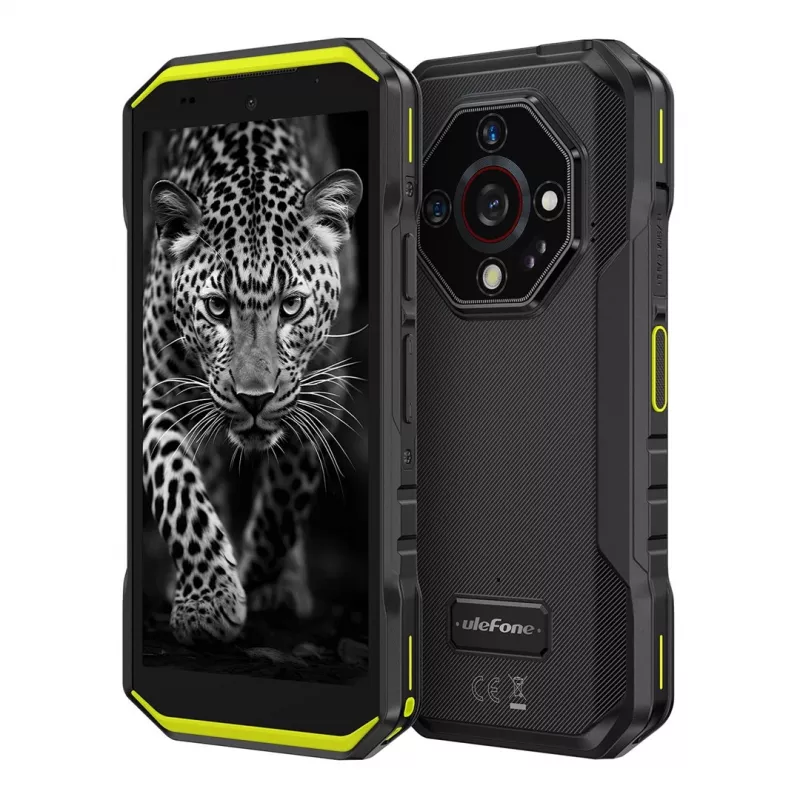 Išmanusis telefonas UleFone Armor X32 6,1 colio 6 GB RAM 128 GB atminties Vivid Green, energijos klasė B