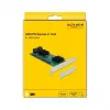 DeLOCK 8 prievadų SATA PCI Express x1 kortelė, Low Profile formos faktorius