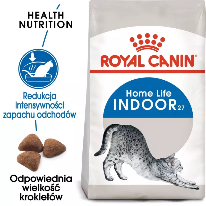 Sausas kačių ėdalas Royal Canin Home Life Indoor 27 Suaugę 2 kg