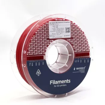 GEMBIRD ABS 3D spausdinimo filamentas 1,75 mm Raudonas 1 kg