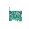 PCIe kortelė DeLOCK 90397, USB 3.2 Gen 1, 2 prievadai, Low Profile