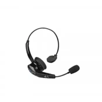 Zebra HS3100 belaidė ausinė su antgalvine juosta, biurui / skambučių centrui, Bluetooth, juoda