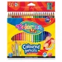 Colorino Kids trikampės spalvoti pieštukai 24 spalvos (su galąstuvu)