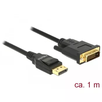 Vaizdo kabelio adapteris DeLOCK 85312 1 m DisplayPort į DVI-D juodas