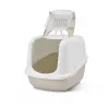 Uždaras katės kraiko dėžė Savic Nestor Jumbo, plastikas, 66,5×48,5×46,5 cm, Coffee/White