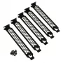 PCI lizdų dangtelių rinkinys 5 vnt. juodi Kolink KL-PCIE-5 — metaliniai tuščių lizdų užpildai