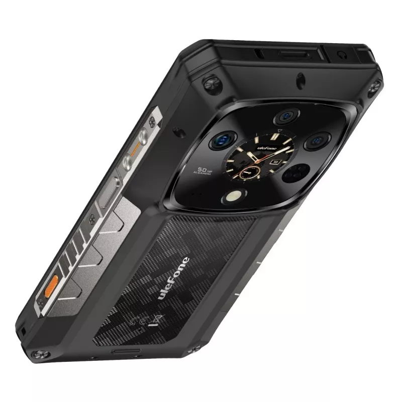 Atsparus išmanusis telefonas UleFone Armor 28 Ultra 5G – 16 GB RAM, 1 TB atminties, juodas