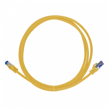 Logilink Professional Ultraflex - jungiamasis kabelis - RJ-45 (M) į RJ-45 (M) - 50 cm - 6 mm - S/FTP - Cat.7 (laidas) / CAT 6a (jungtys) - halogenų neturintis, liejinis, be užkabinimo - geltonas