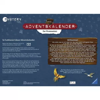 Mystery kids Adventskalender Der Piratenschatz, Dėlionės žaidimas