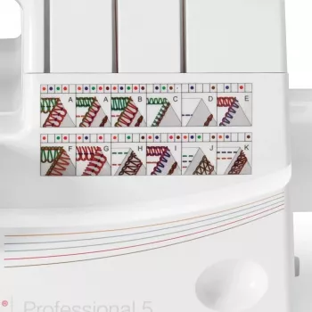Overlock siuvimo mašina Singer 14T968, elektrinė, balta