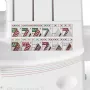 Overlock siuvimo mašina Singer 14T968, elektrinė, balta