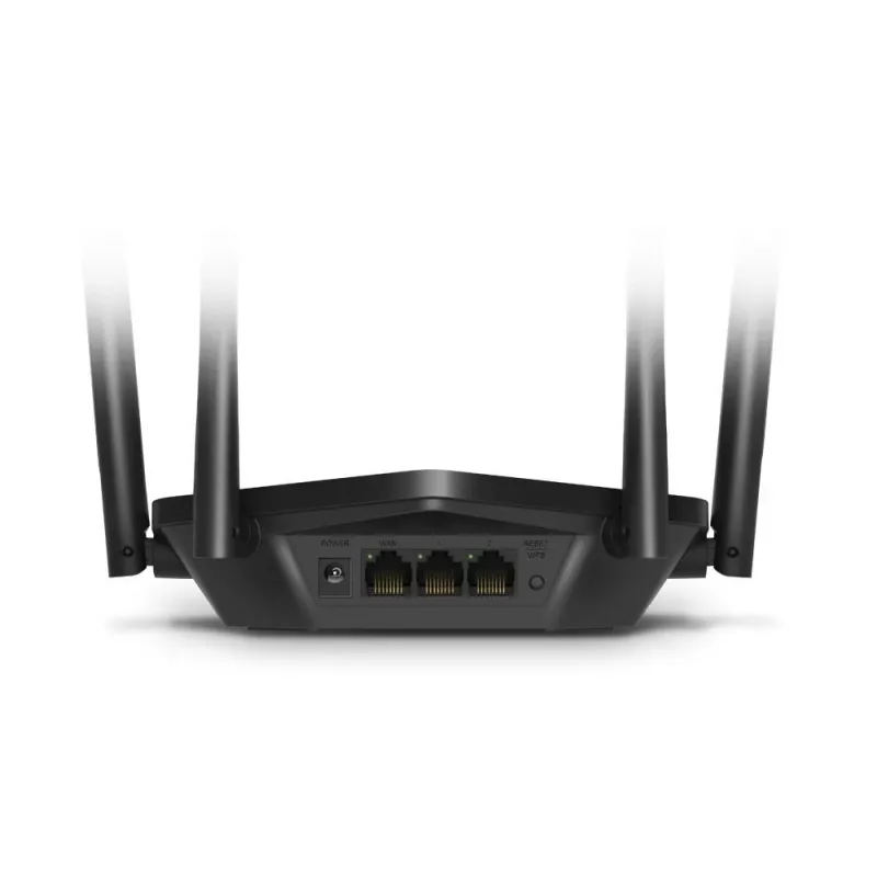 Mercusys AX1800 dviejų juostų WiFi 6 maršrutizatorius