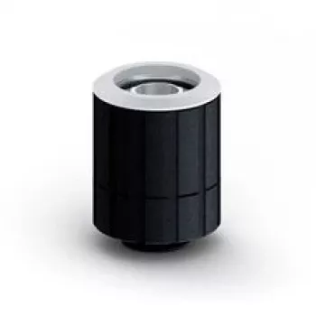Tiesioginė jungtis BitsPower G1/4 vyriška sukamąja jungtimi 16/10mm — matinė juoda