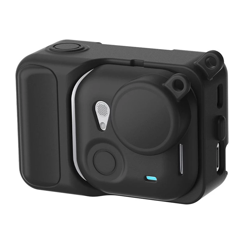 Silicininis apsauginis dėklas Puluz, skirtas Insta360 Go Ultra (Juoda)