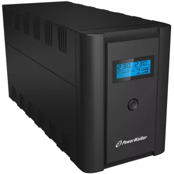 PowerWalker VI 1200 LCD/FR linijinis-interaktyvus UPS 1.2 kVA 600 W 4 AC lizdai