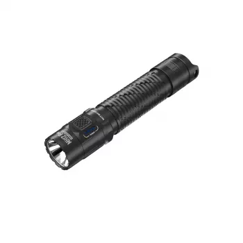 Rankinis žibintuvėlis Nitecore MH12 Pro Black LED 3300 lm įkraunamas per USB 5300 mAh, aliuminis, 138,5 mm, 81,5 g, atsparus vandeniui 2 m