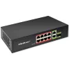 Eterneto jungiklis QOLTEC 52297 PoE RJ45 su PoE Uplink ir SFP prievadu