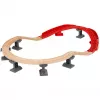 Pasaulio bėgių rinkinys Berg and Tal, geležinkelis Wood/Red, 16 dalių