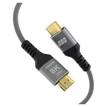 EFB Elektronik HDMI kabelis Ultra High-Speed 8K60Hz - Laidas - Skaitmeninis/vaizdo/garso (HDMI-21-00003)