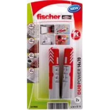 Fischer DuoPower 14 x 70 K NV sieninis kaištis 70 mm 537655 1 rinkinys