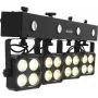 LED PAR šviestuvų sistema EUROLITE Akku KLS-180 180W RGB, baterijomis maitinamas PAR šviestuvas, įkraunamas