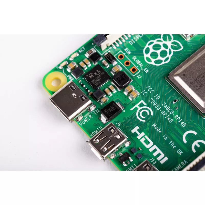 Raspberry Pi 4 Model B vienos plokštės kompiuteris, Broadcom BCM2711 / 1.5 GHz, RAM 2 GB, 802.11a/b/g/n/ac, Bluetooth 5.0 (Raspberry-PI-4-2GB)