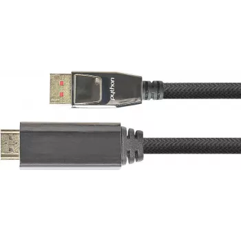 GC M0220 - DisplayPort 1.4 į HDMI 2.0 A kištukas, 10 m, juoda