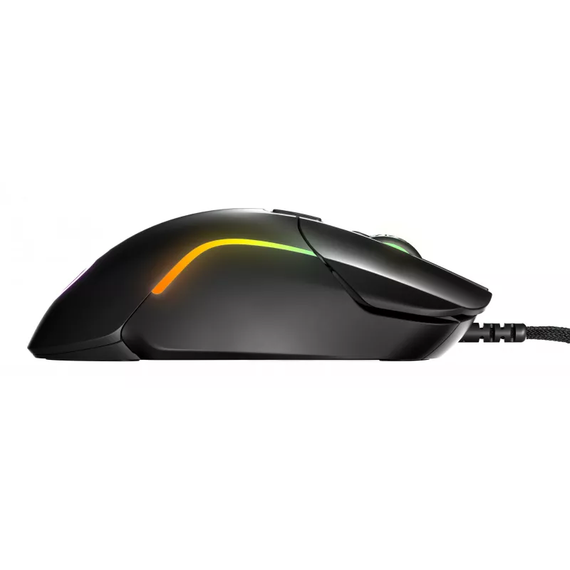 Žaidimų pelė STEELSERIES Rival 5 dešinei rankai, TrueMove Air jutiklis, 18 000 DPI, 9 programuojamų mygtukų, USB Type-A, IP54