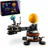 LEGO Technic Planeta Žemė ir Mėnulis Orbitoje Kosminis Žaidimų Rinkinys Vaikams Nuo 10 Metų Saulės Sistema Konstruktorius su Planetomis