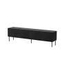 Cama CORTINA 4D TV spintelė 200x40x55 juodas