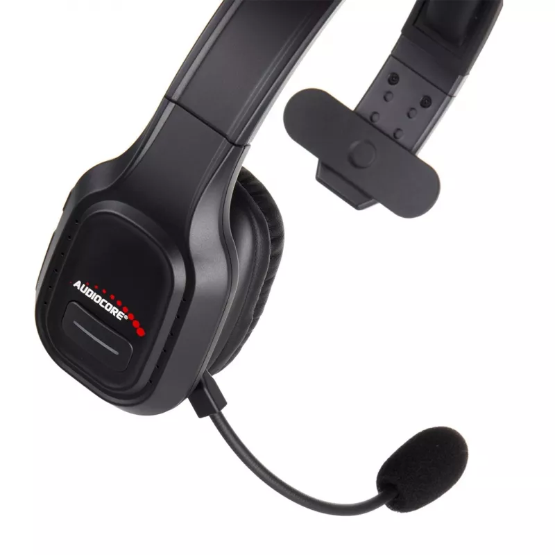 Audiocore 74452 Bluetooth ausinės su triukšmo slopinimo mikrofonu, skirtos skambučių centrams, biurui