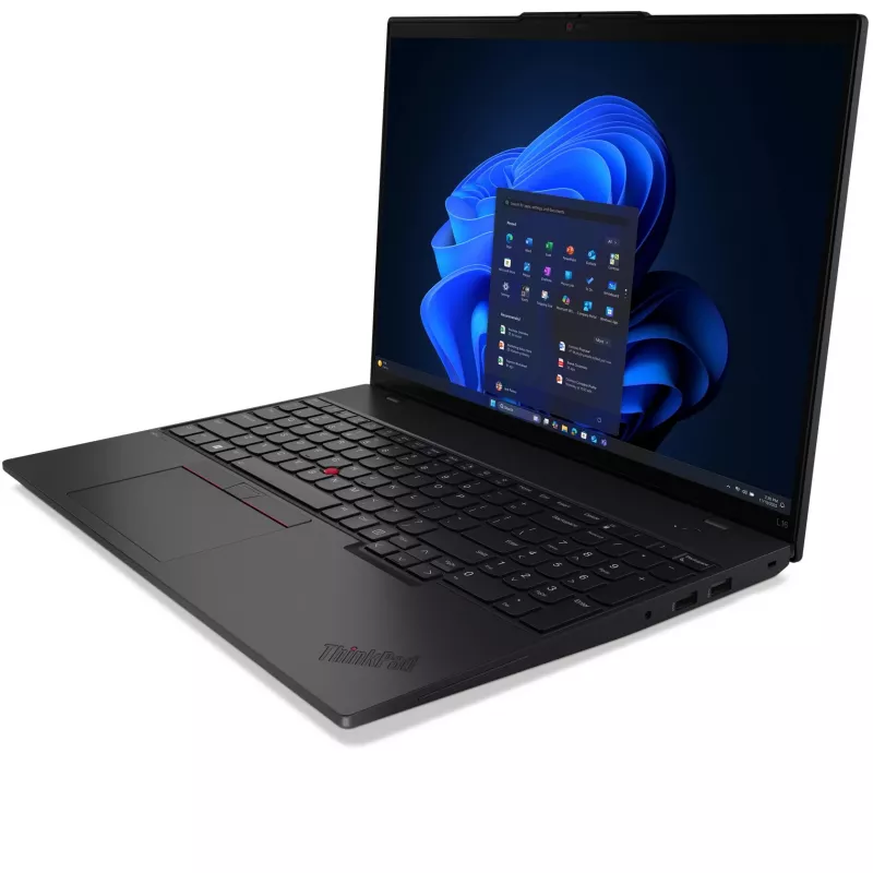 Nešiojamas kompiuteris Lenovo ThinkPad L16 Gen 2 (AMD) AMD Ryzen™ 5 PRO PRO 215 40,6 cm (16 colių) WUXGA 32 GB DDR5-SDRAM 1 TB SSD Wi-Fi 7 (802.11be) Windows 11 Pro juoda