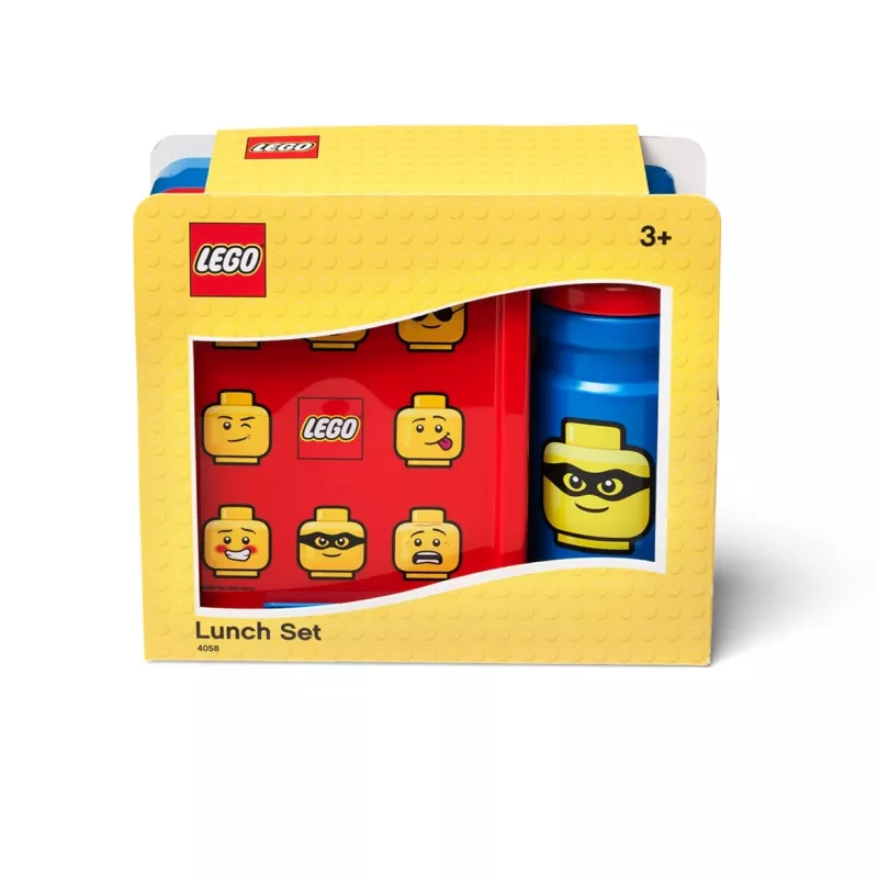 Pietų rinkinys LEGO 40580001 Ryškiai mėlynas – vaikiška pietų dėžutė ir gertuvės butelis