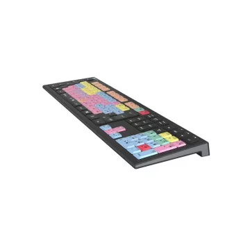 Logickeyboard ASTRA 2 USB QWERTZ klaviatūra juoda, pilno dydžio, 108 klavišai